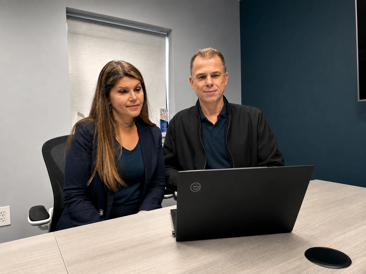 3rd Element's founders reviewing an IT strategy for a manufacturing client.
